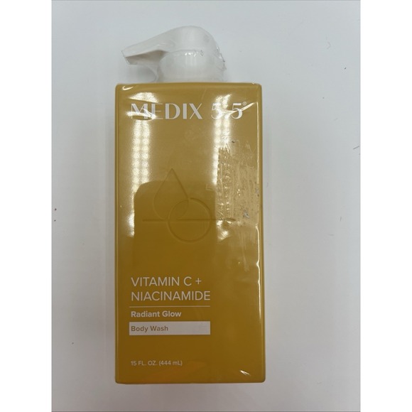 MEDIX 5.5 Radiant Glow Vitamin C-Niacinamide Body Wash 15 Oz (444 ml) - Picture 2 of 5